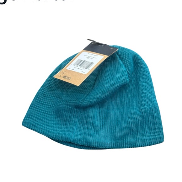 The North Face Bones Recycled Beanie Hat Knitted Harbor Blue One Size NWT main image 8